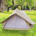 Tenda indiana de acampamento ao ar livre, barraca de camping dupla, algodão acampamento de beiral tenda